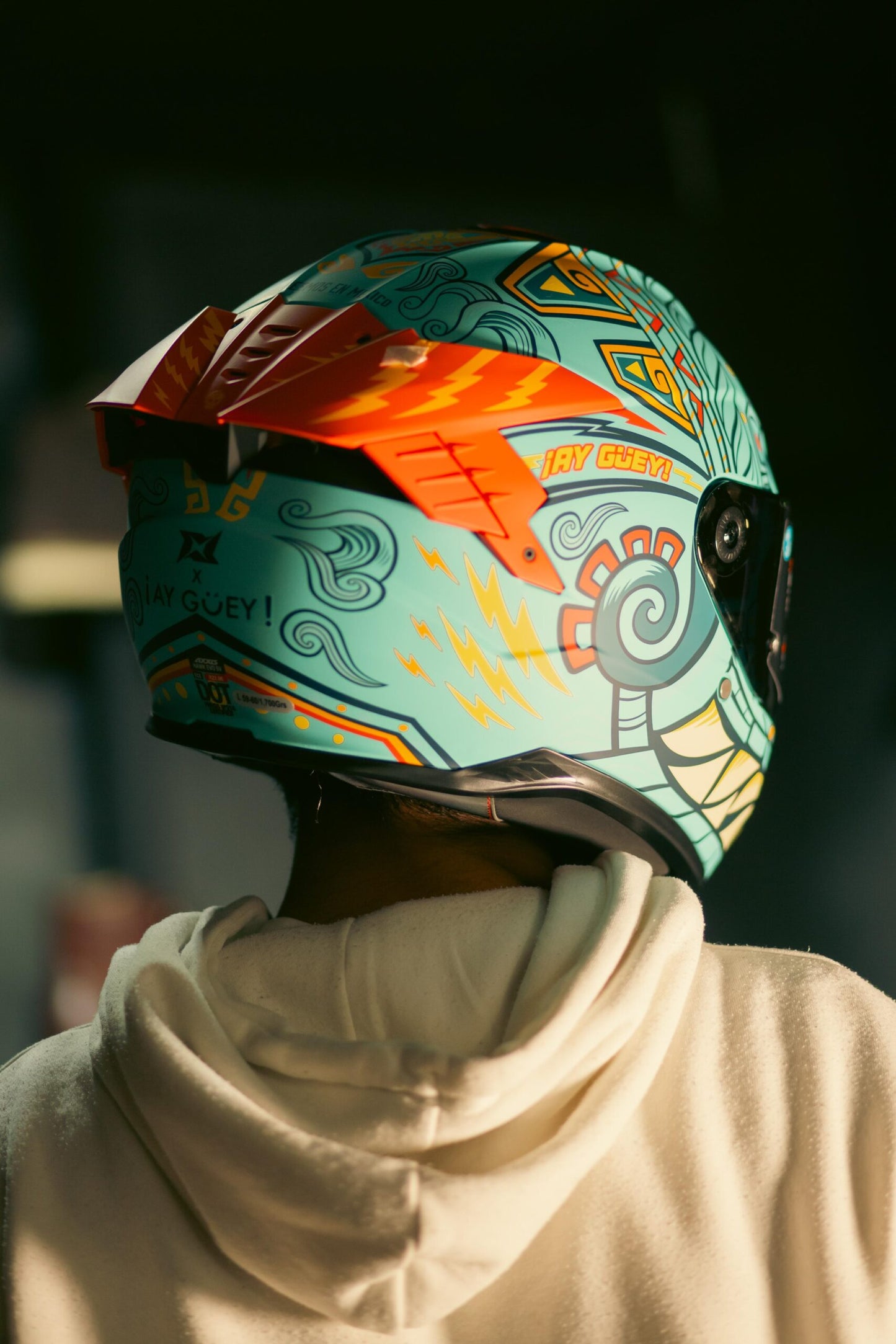 Casco Integral Axxis Hawk ¡ay Güey! Tláloc + Pinlock