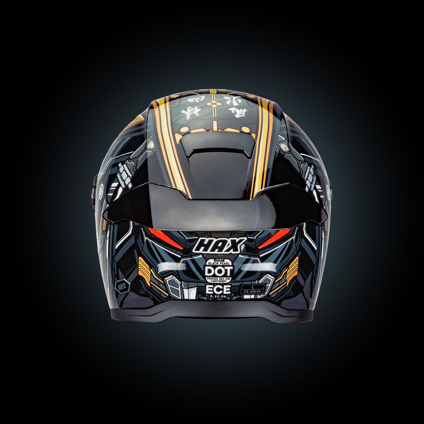 Casco Moto Integral Hax Pearl Warrior