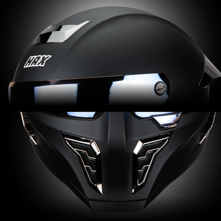 Casco Integral Hax Black Pearl Negro Mate