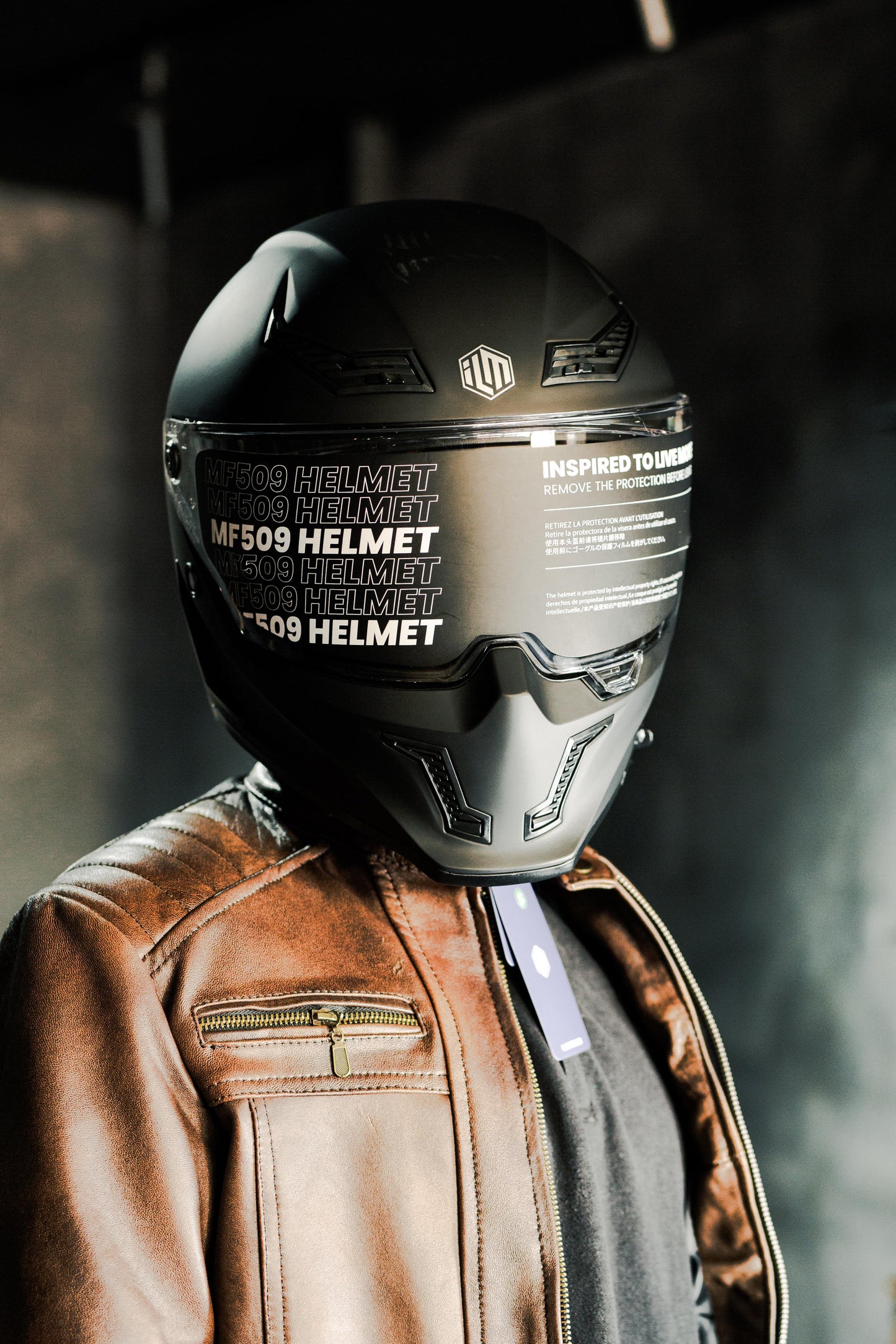 Casco ILM Vendetta MF509 Negro Matte