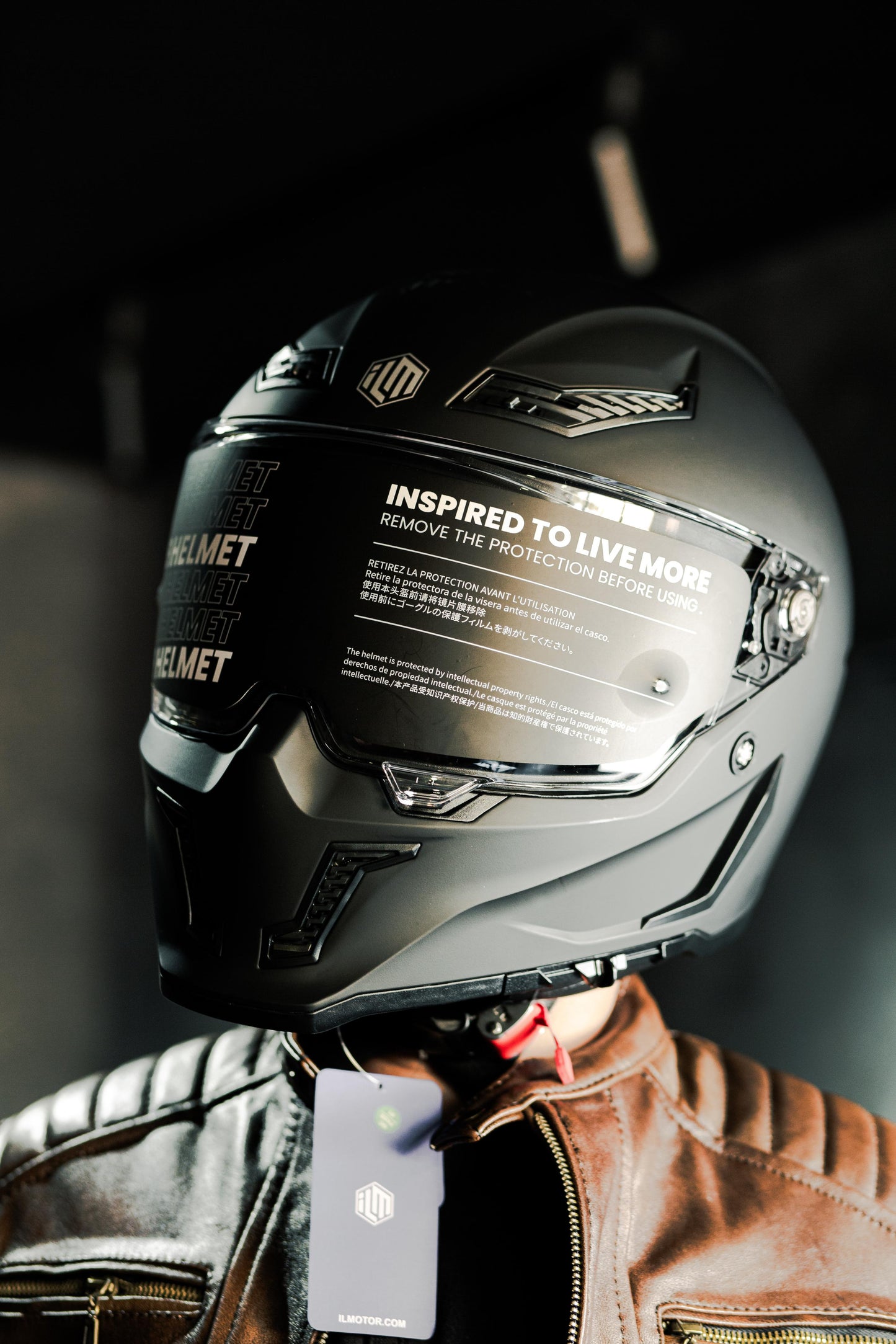 Casco ILM Vendetta MF509 Negro Matte