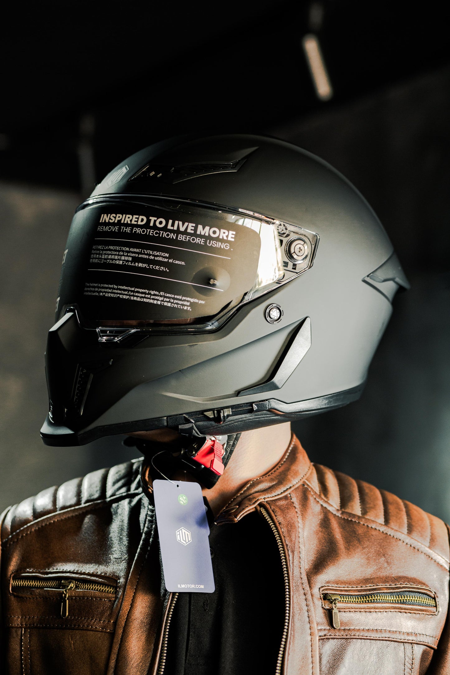 Casco ILM Vendetta MF509 Negro Matte
