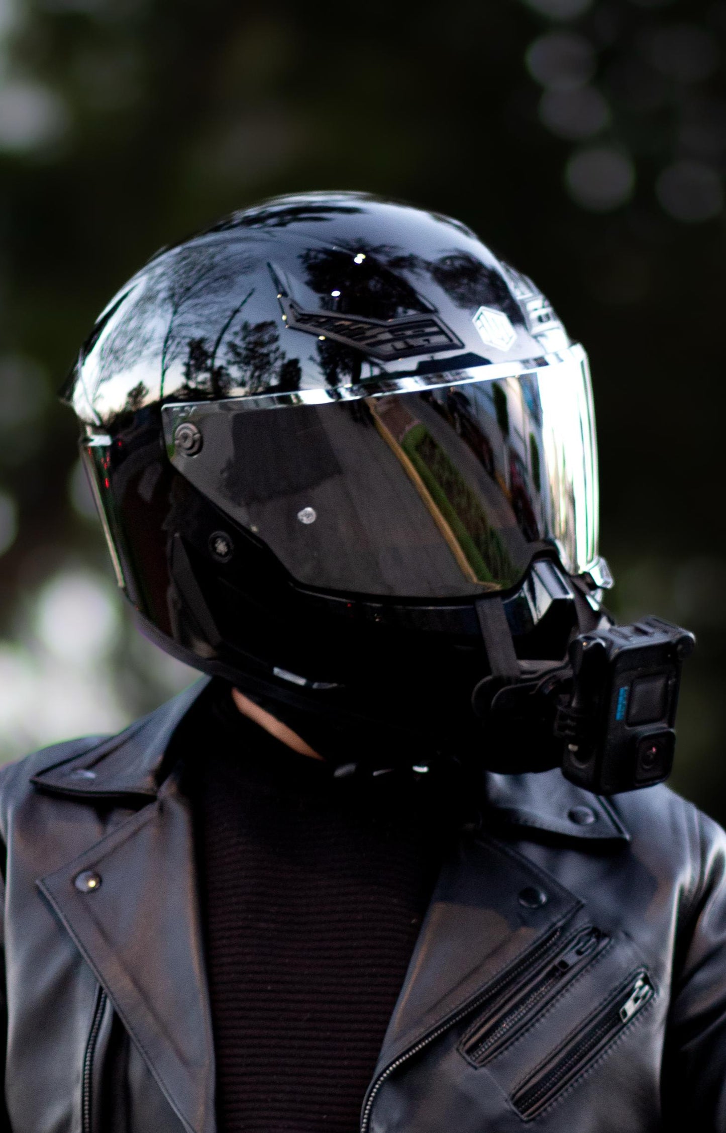 Casco Para Moto Ilm Vendetta Mf509 Negro Gloss.