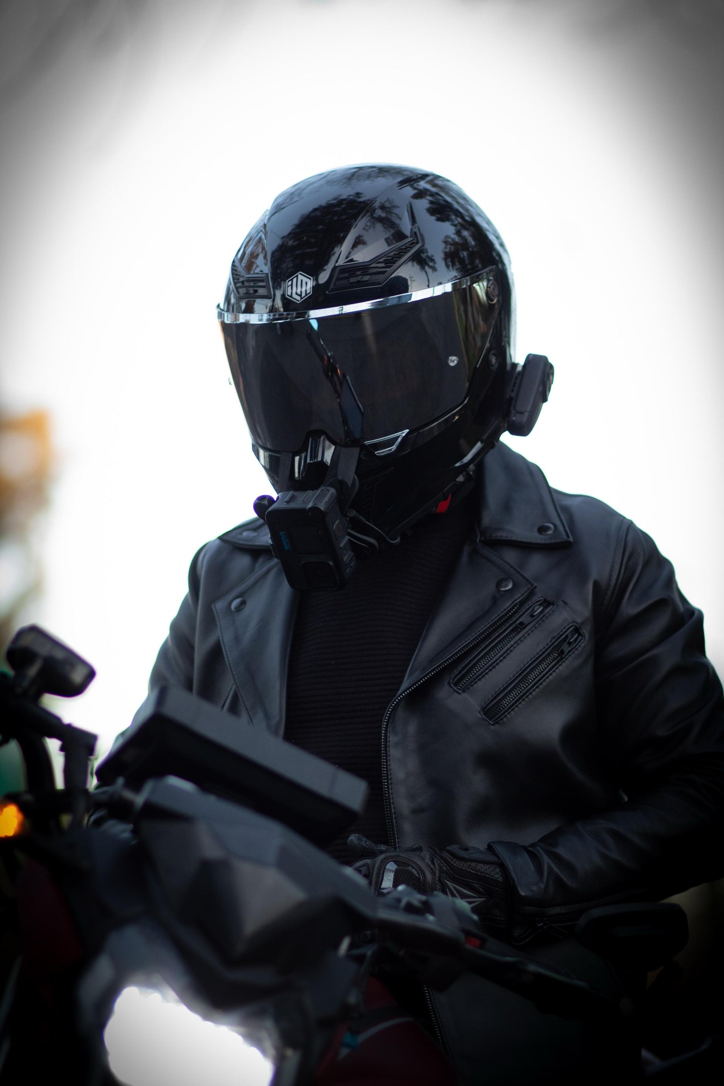 Casco Para Moto Ilm Vendetta Mf509 Negro Gloss.