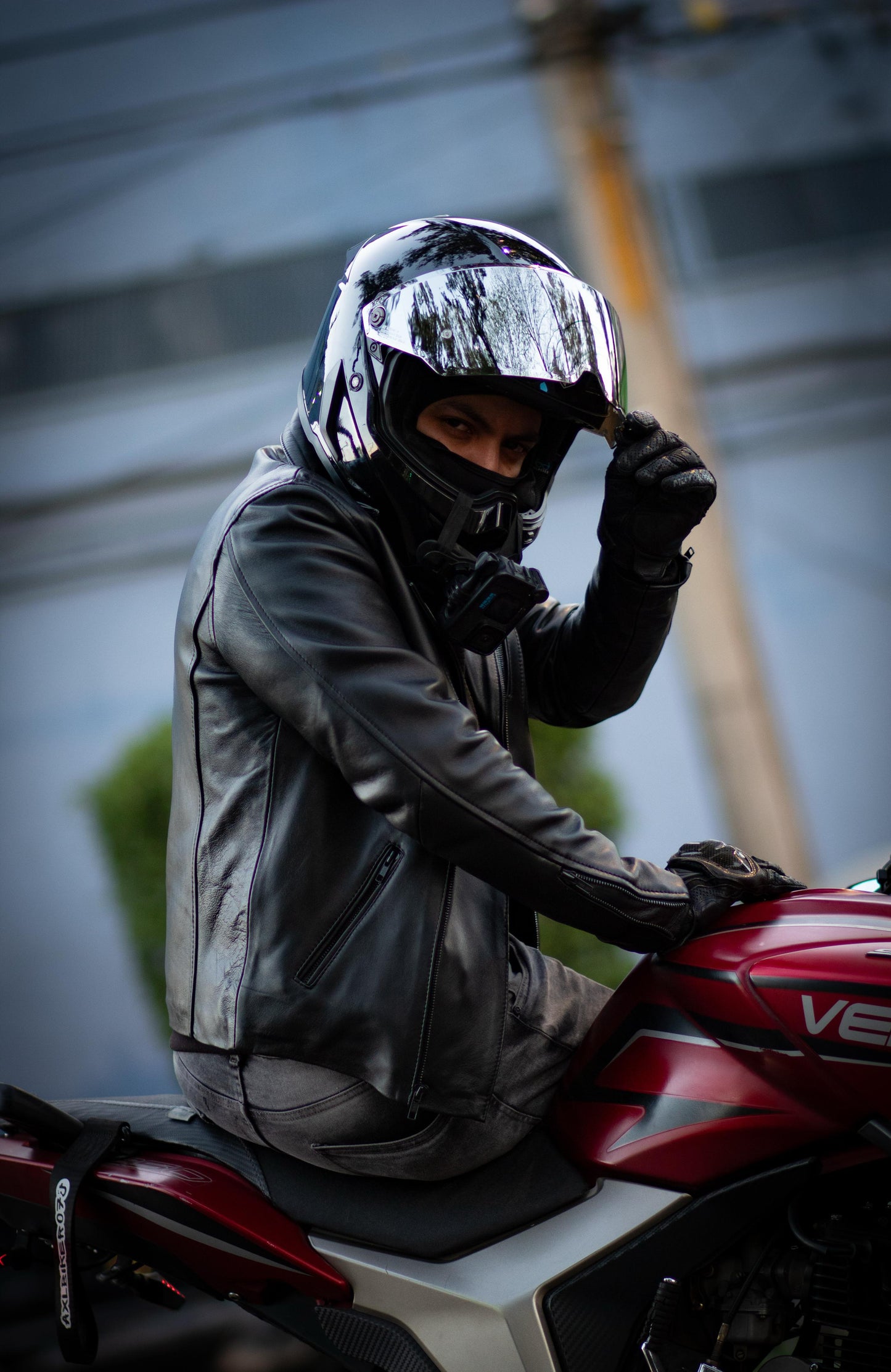 Casco Para Moto Ilm Vendetta Mf509 Negro Gloss.