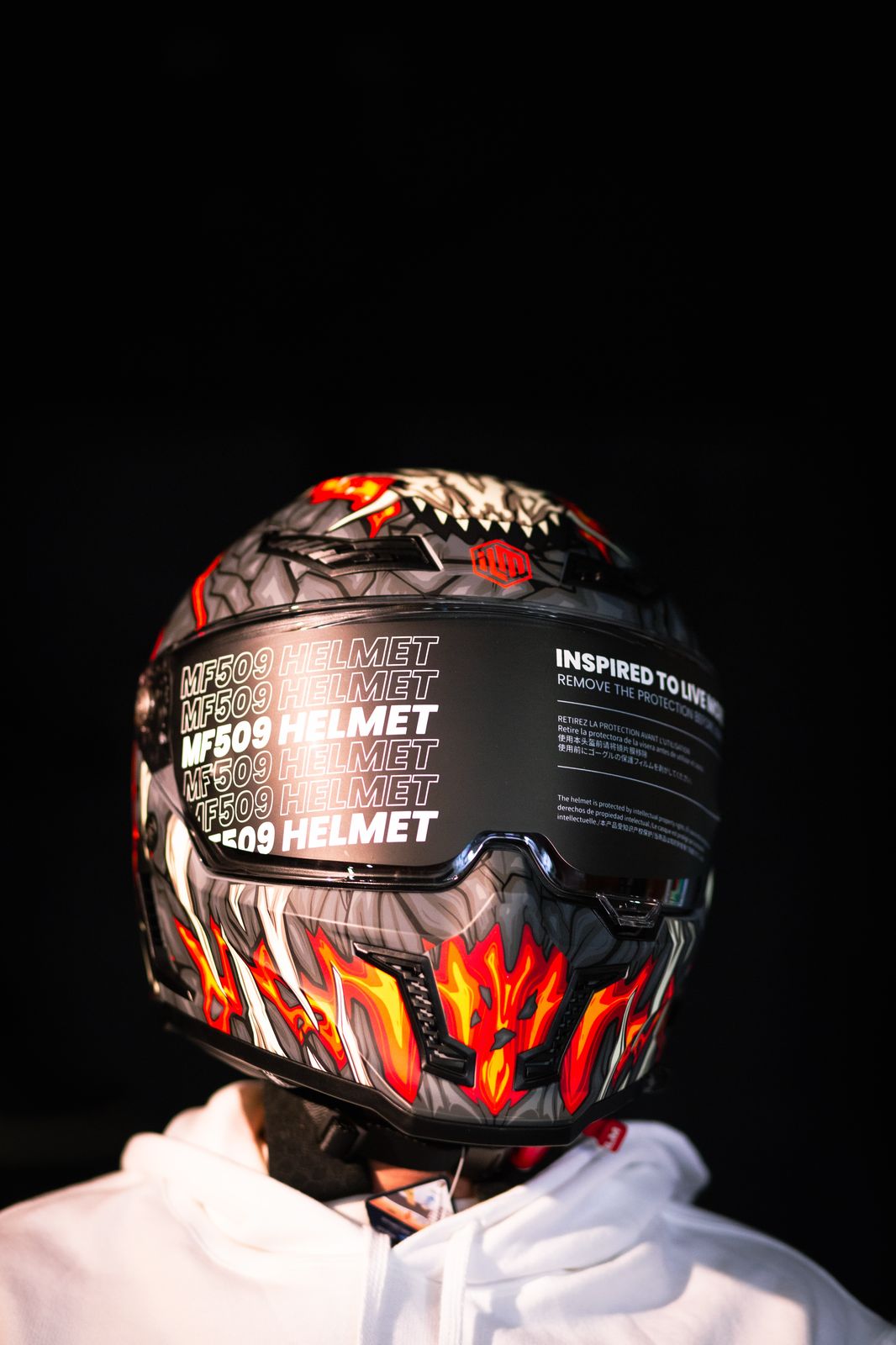 Casco Integral ILM Vendetta Mf509 Para Moto Day 1