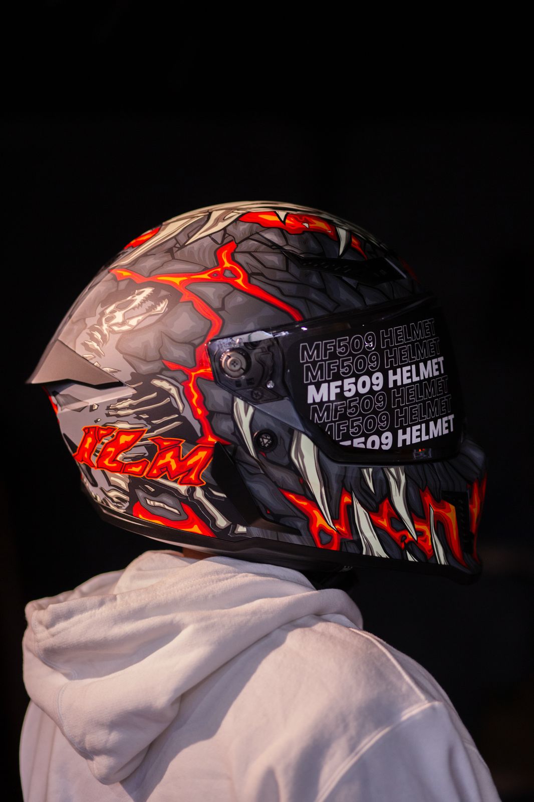 Casco Integral ILM Vendetta Mf509 Para Moto Day 1