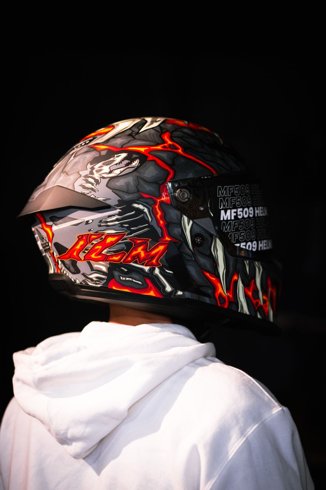 Casco Integral ILM Vendetta Mf509 Para Moto Day 1