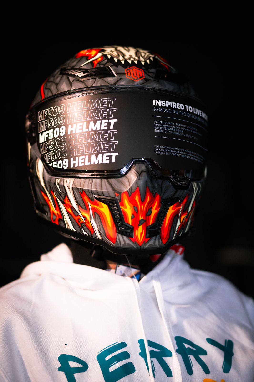 Casco Integral ILM Vendetta Mf509 Para Moto Day 1