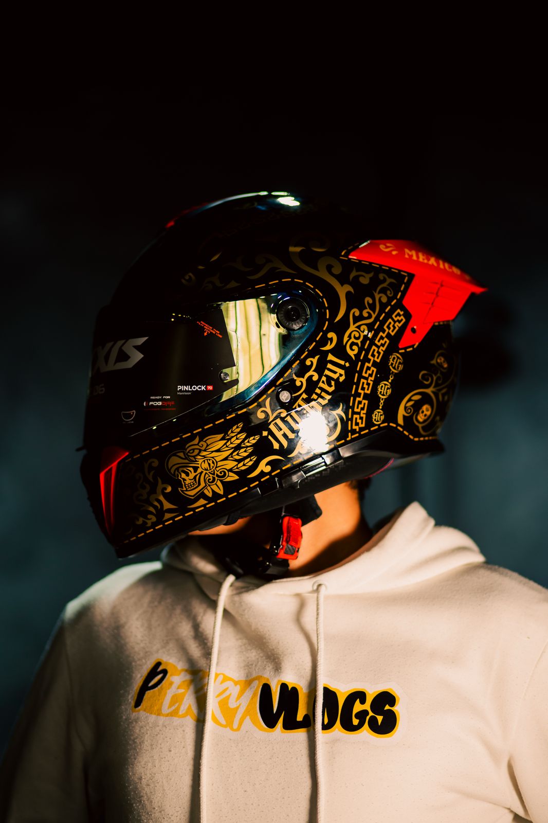 Casco Integral Axxis Hawk Ay Güey Con Pinlock MARIACHI