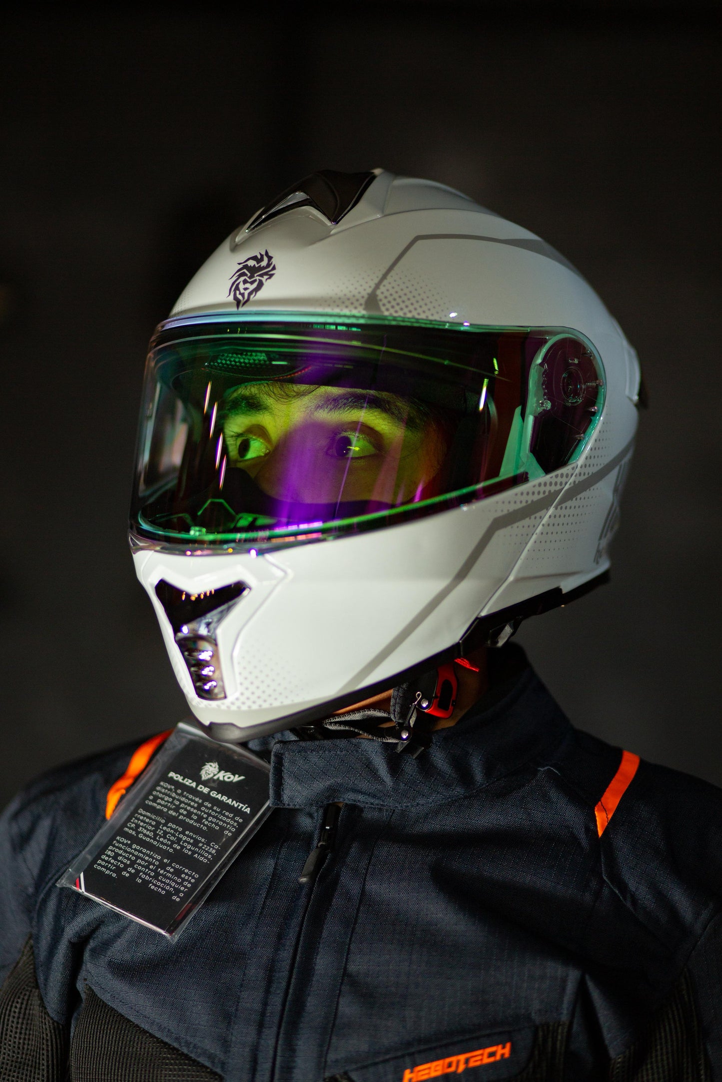 CASCO THUNDER WAVES BLANCO