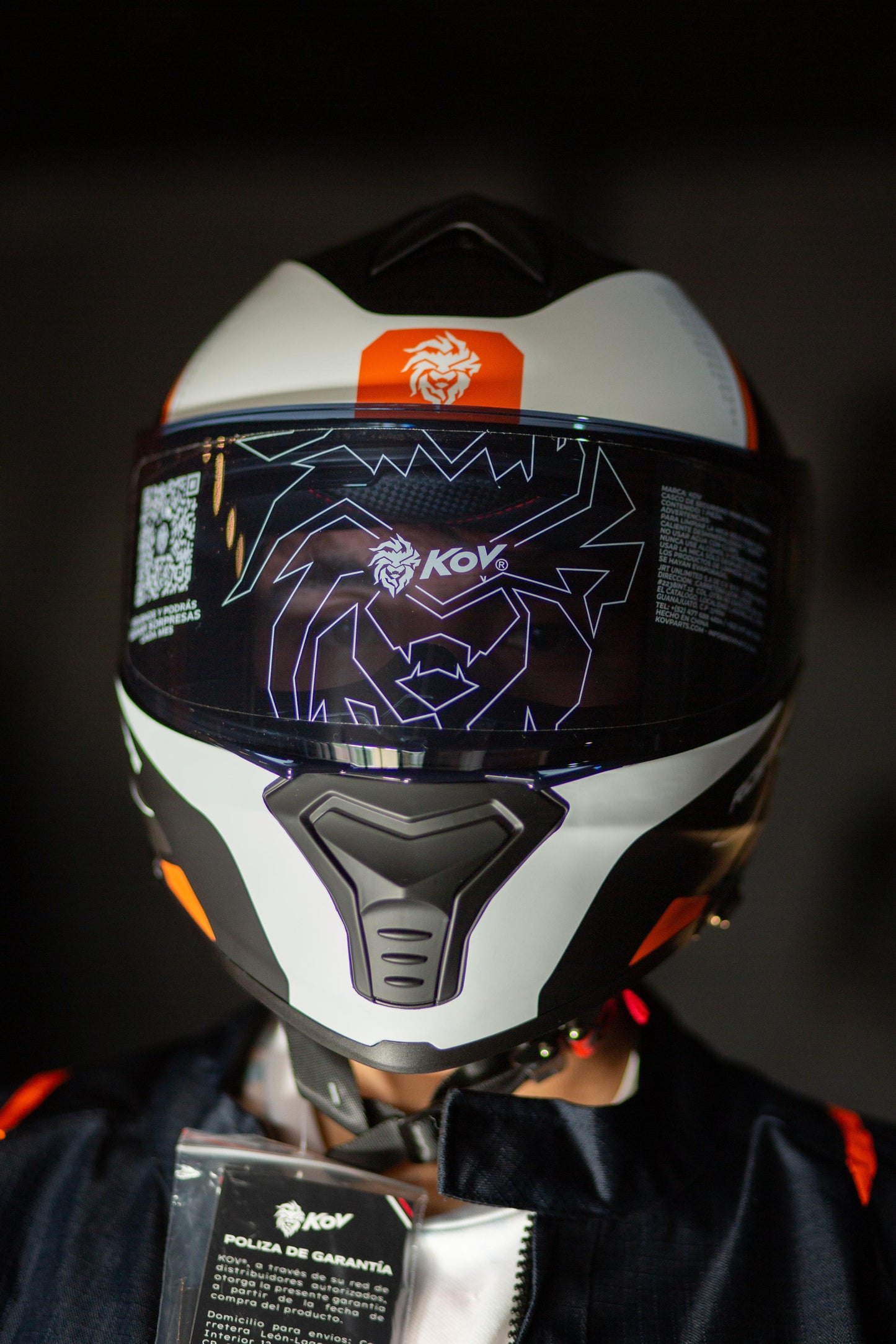 CASCO THUNDER REVENGE NARANJA
