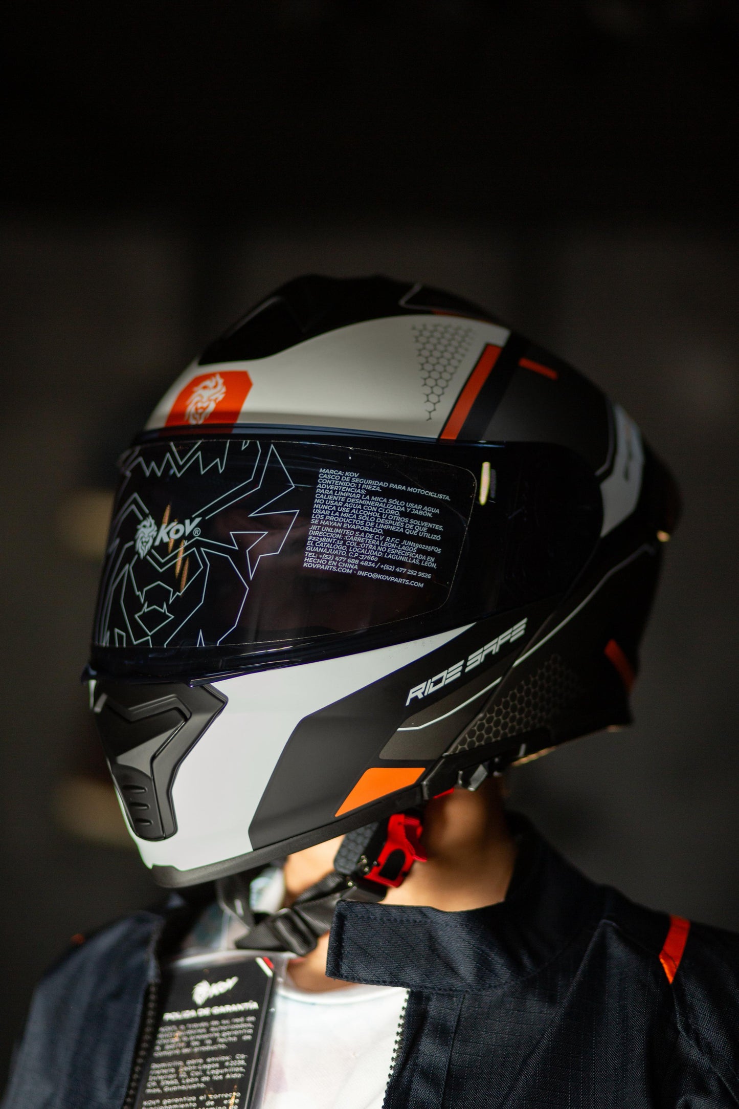CASCO THUNDER REVENGE NARANJA