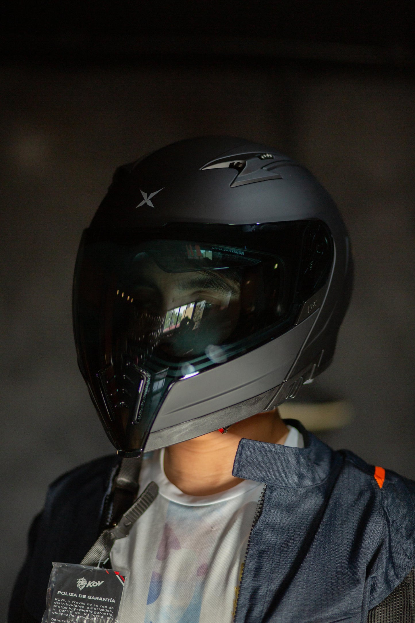 CASCO KOV LATIN X NEGRO MATE