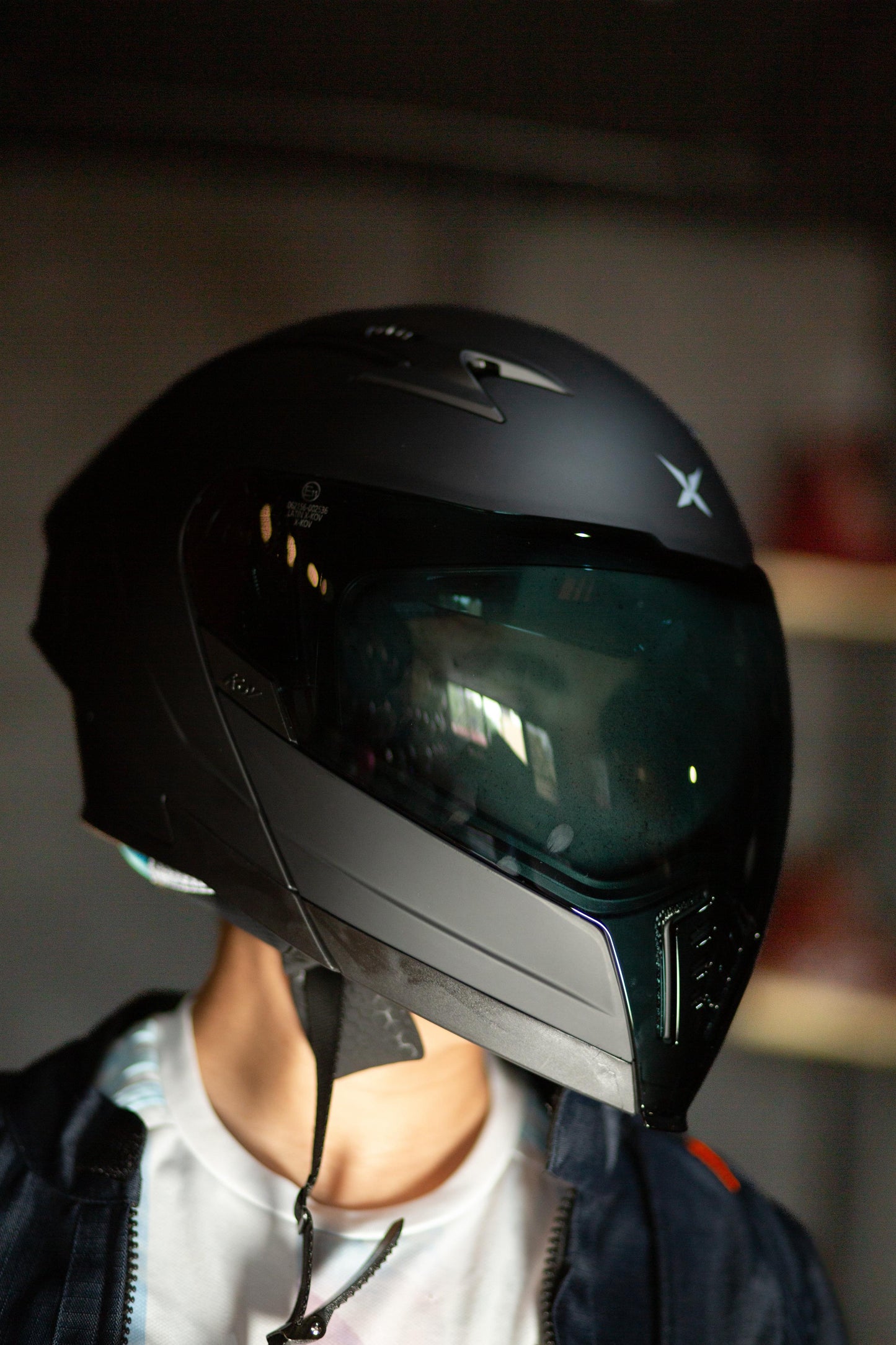 CASCO KOV LATIN X NEGRO MATE