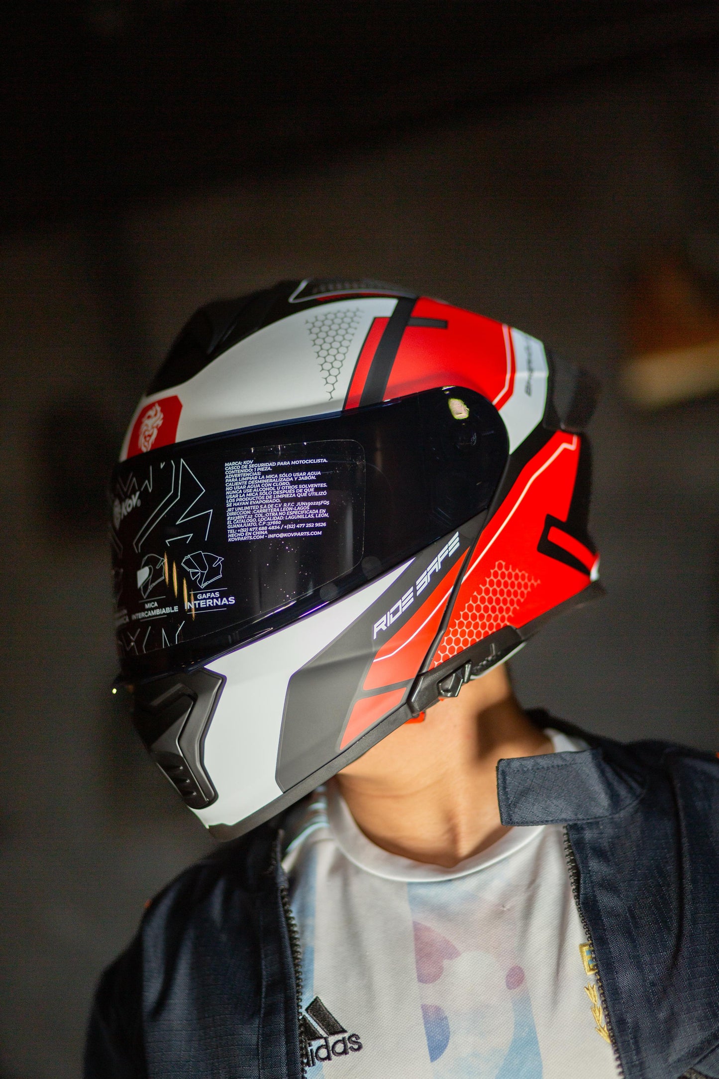 CASCO THUNDER REVENGE ROJO
