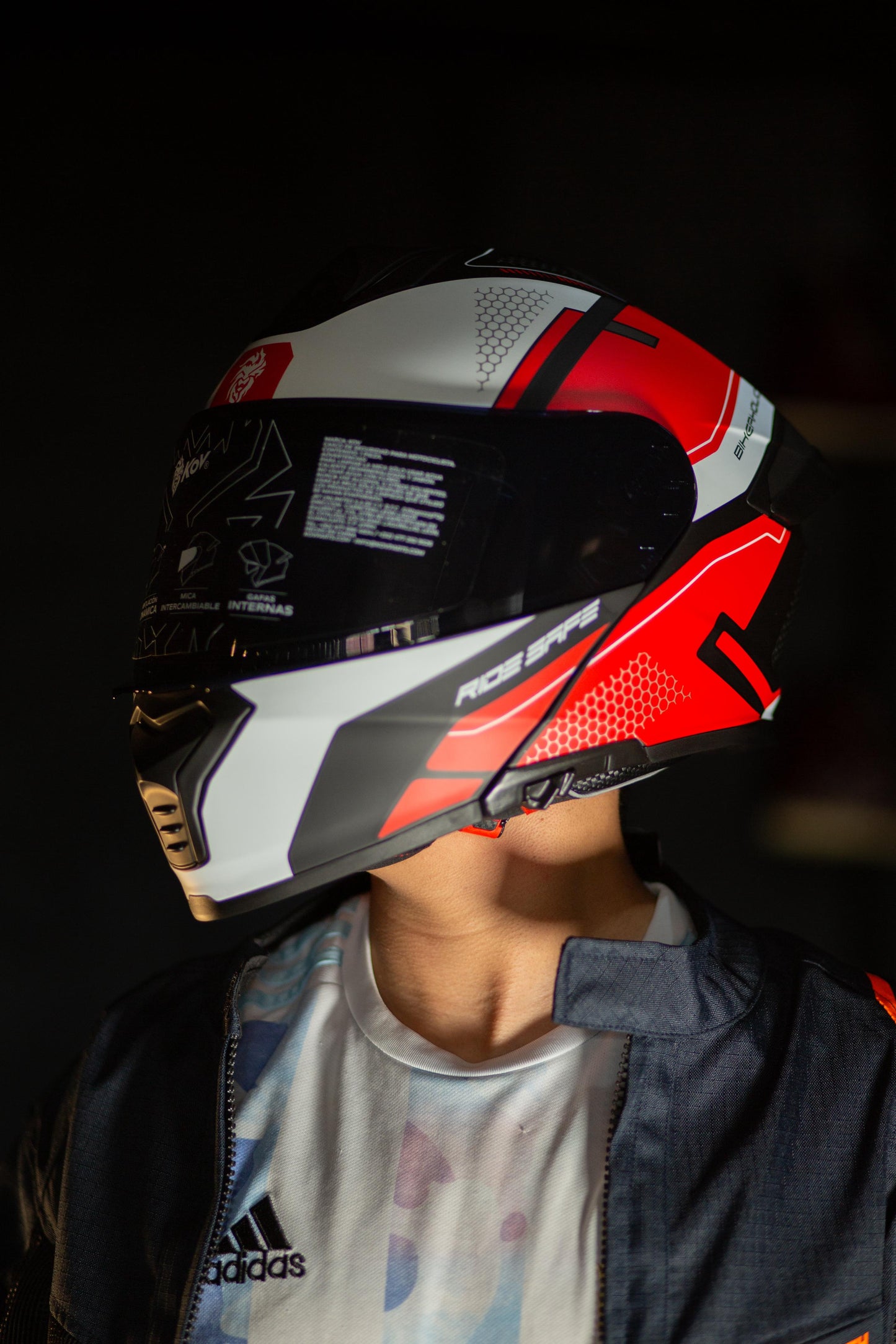 CASCO THUNDER REVENGE ROJO