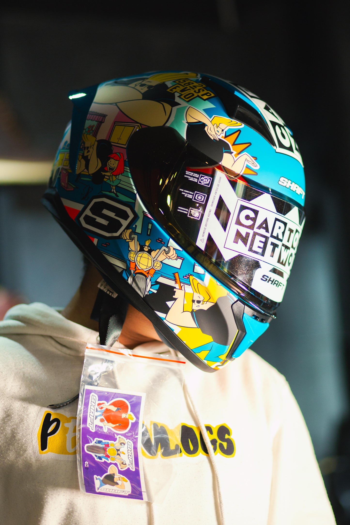 Casco Shaft Jhonny Bravo