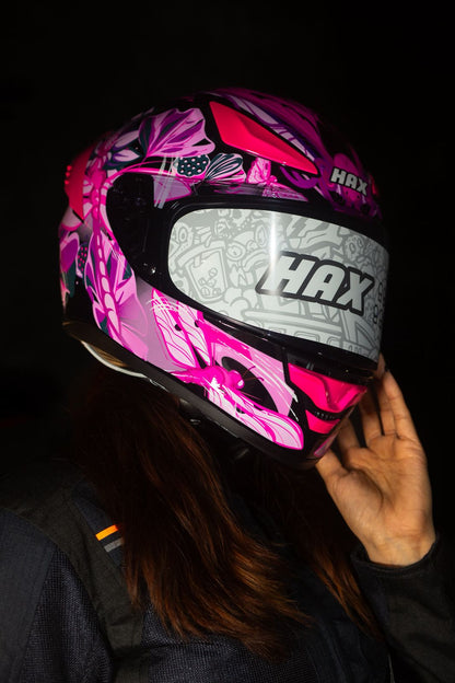 CASCO HAX ONIX DRAGON FLY ROSA