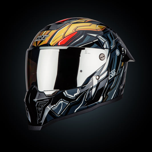 Casco Moto Integral Hax Pearl Warrior
