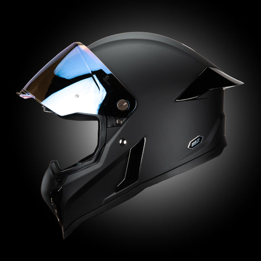 Casco Integral Hax Black Pearl Negro Mate