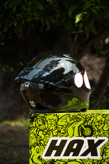 CASCO HAX ONIX SOLID NEGRO