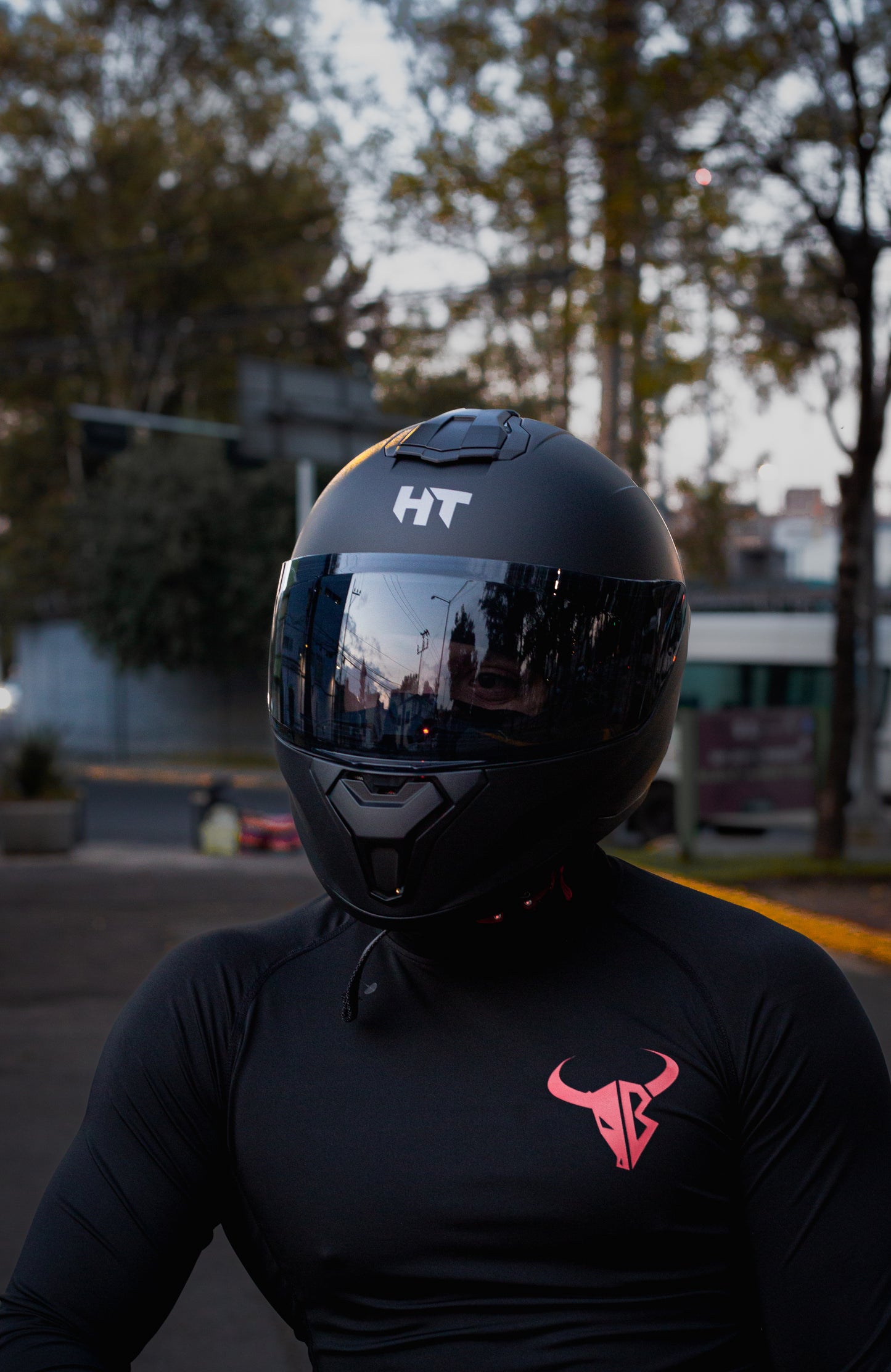 Casco Integral Hebotech Solid NEGRO