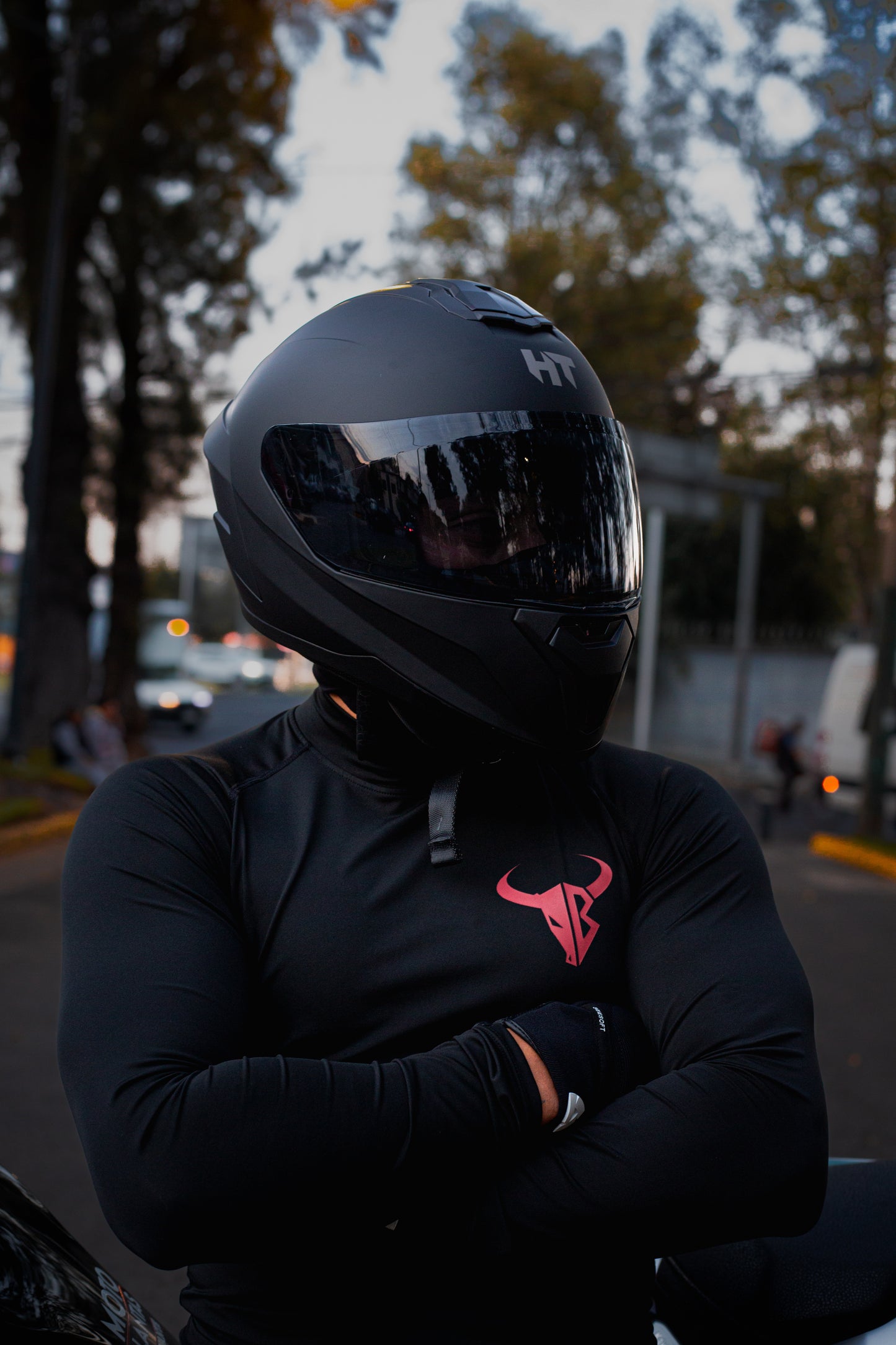Casco Integral Hebotech Solid NEGRO