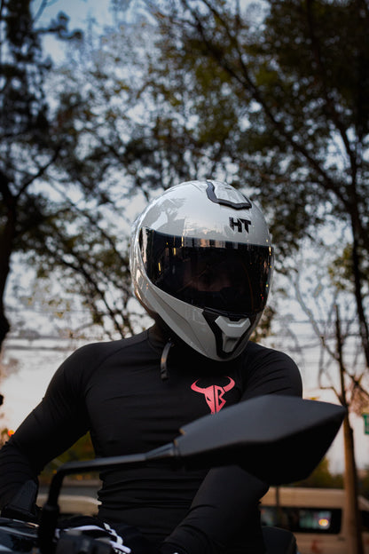 Casco Integral Hebotech Solid GRIS