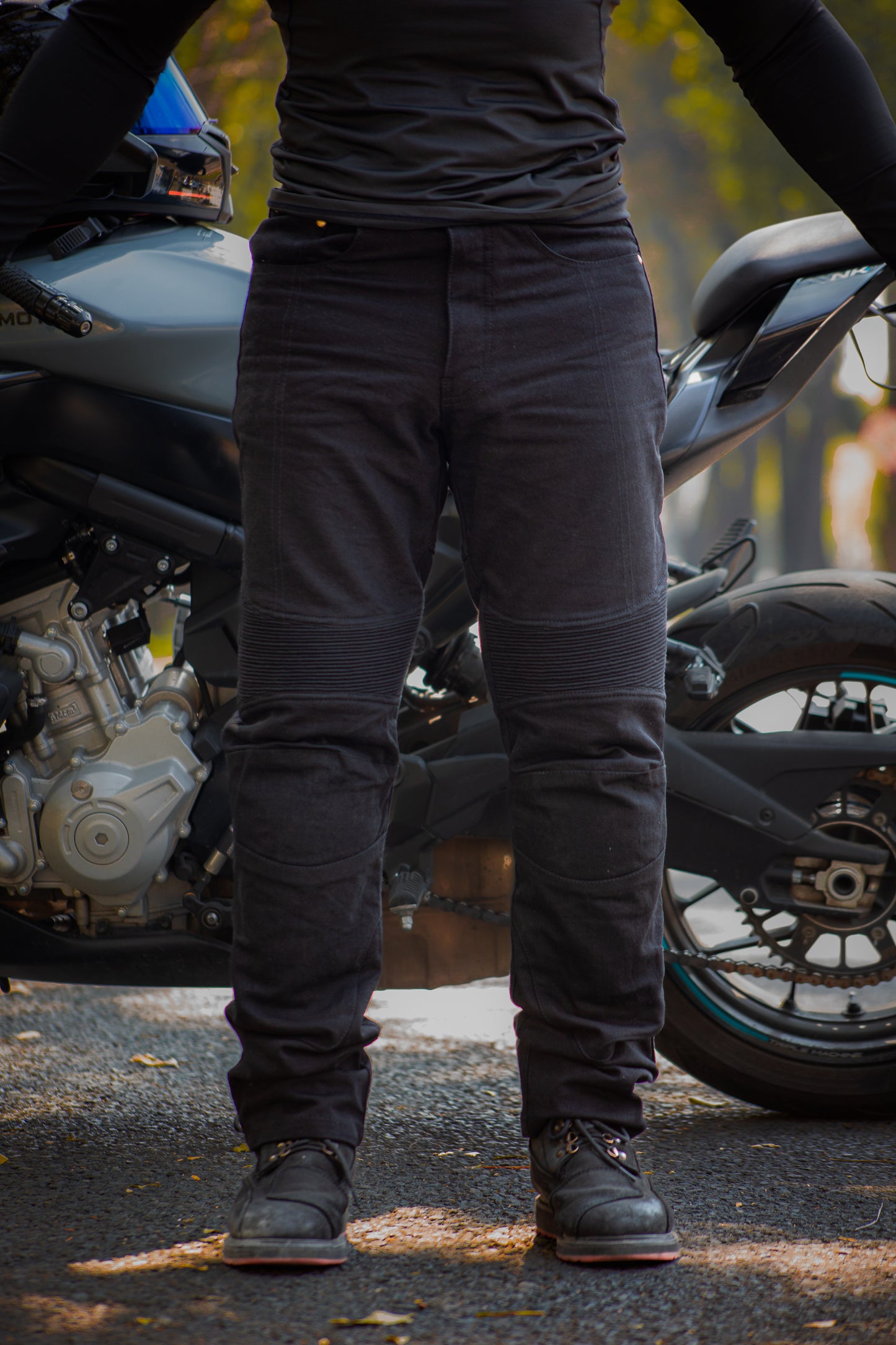 Pantalón Denim Punto Extremo Negro