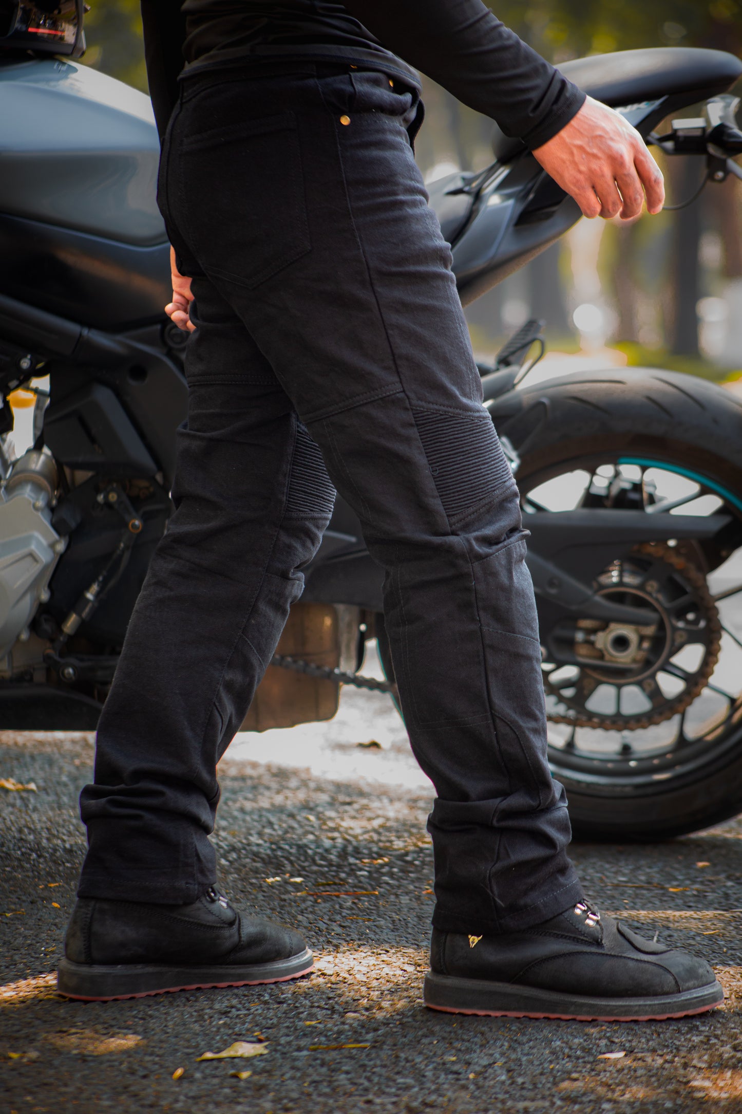 Pantalón Denim Punto Extremo Negro