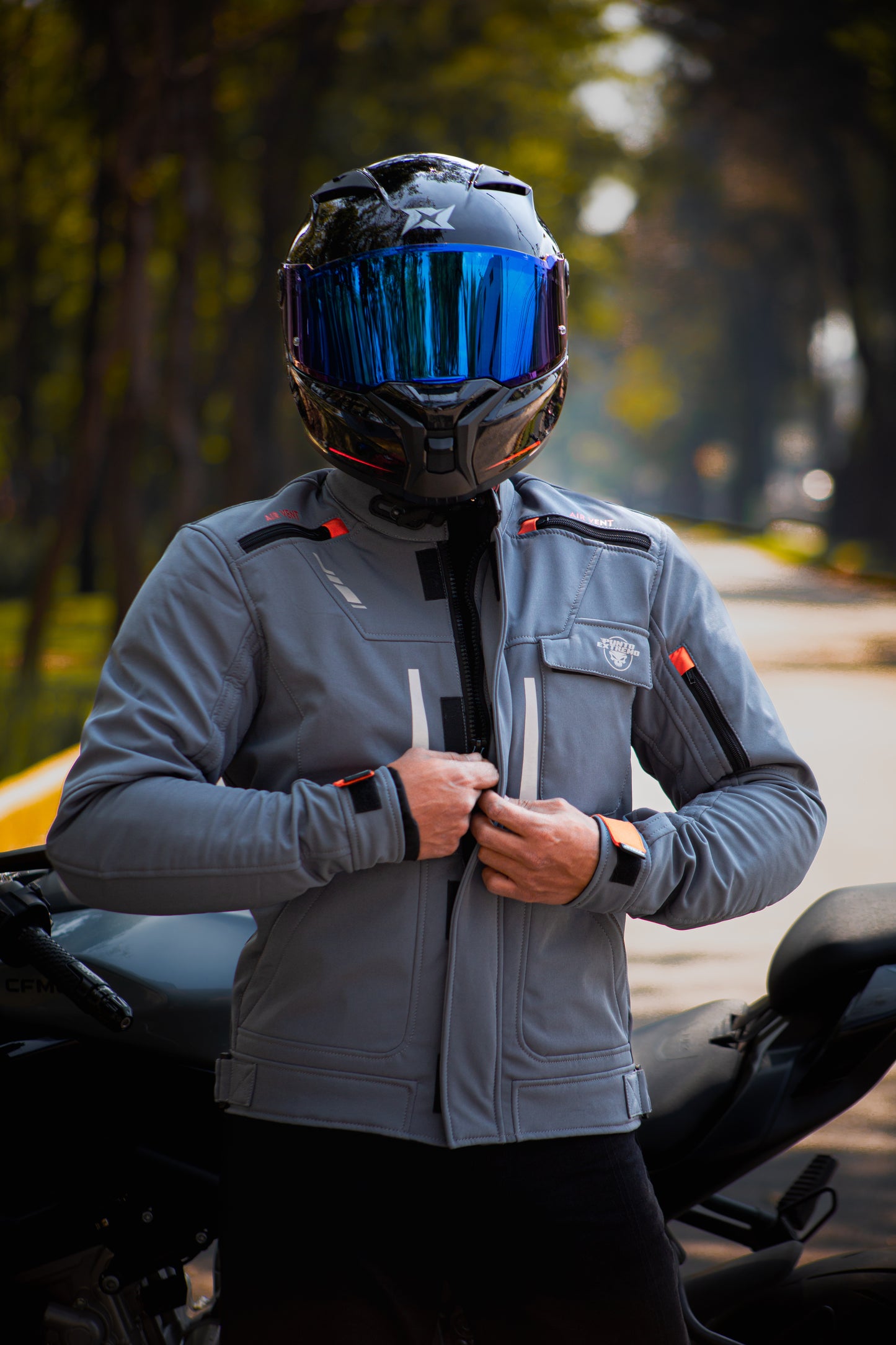 Chamarra Punto Extremo Nordic Impermeable Gris