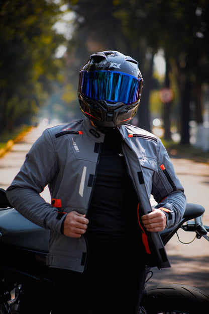 Chamarra Punto Extremo Nordic Impermeable Gris