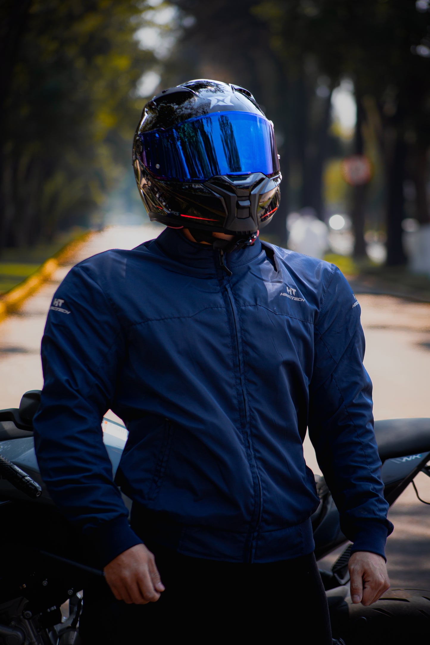 Chamarra Hebotech Caliber Azul