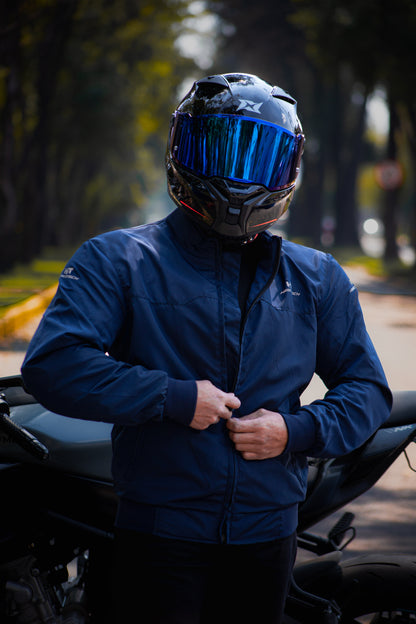 Chamarra Hebotech Caliber Azul