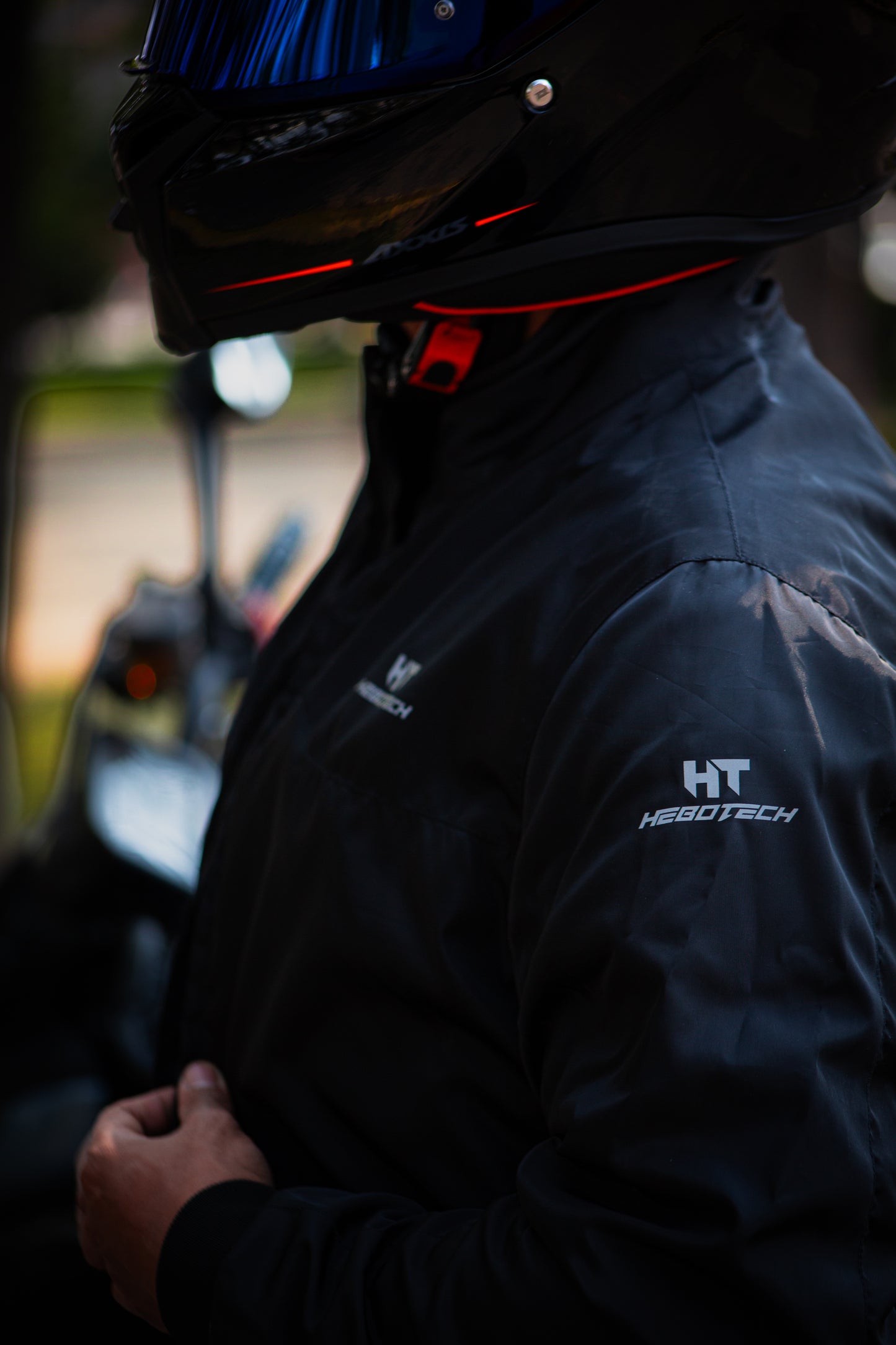 Chamarra Hebotech Caliber Negra