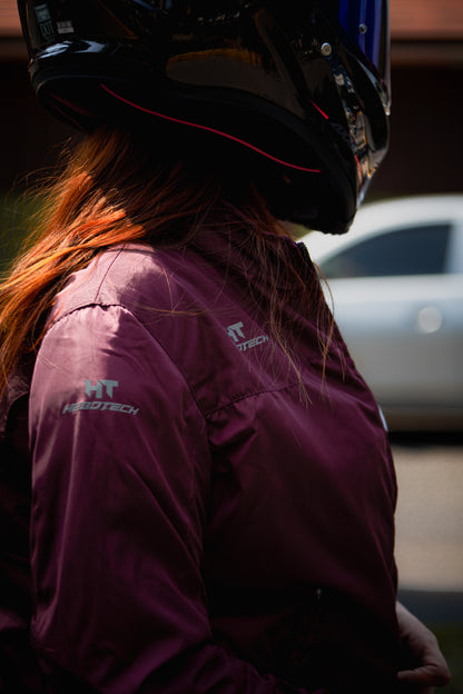 Chamarra Hebotech Caliber Burgundy Dama