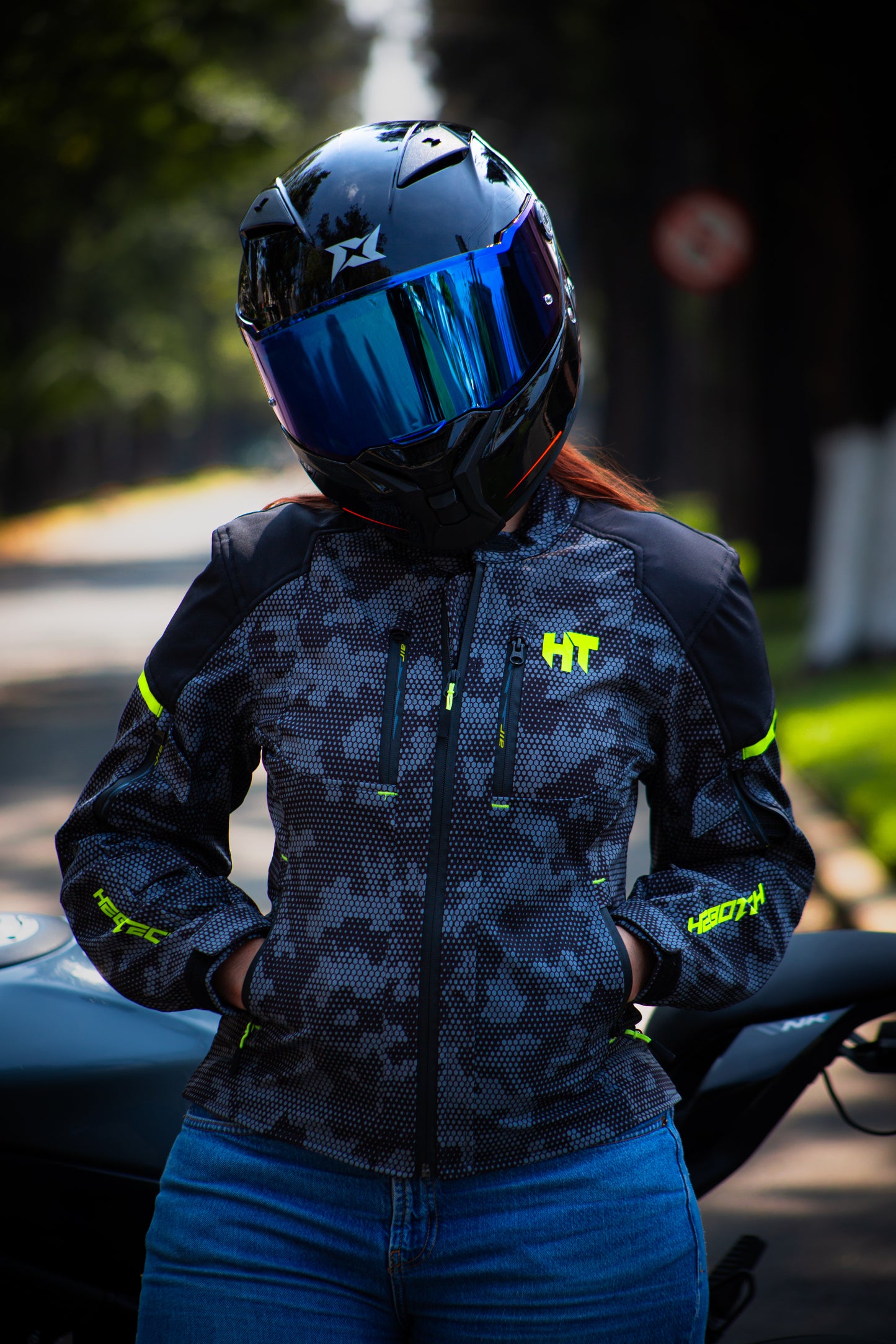 Chamarra Mujer Roadstar Softshell Dama Amarillo