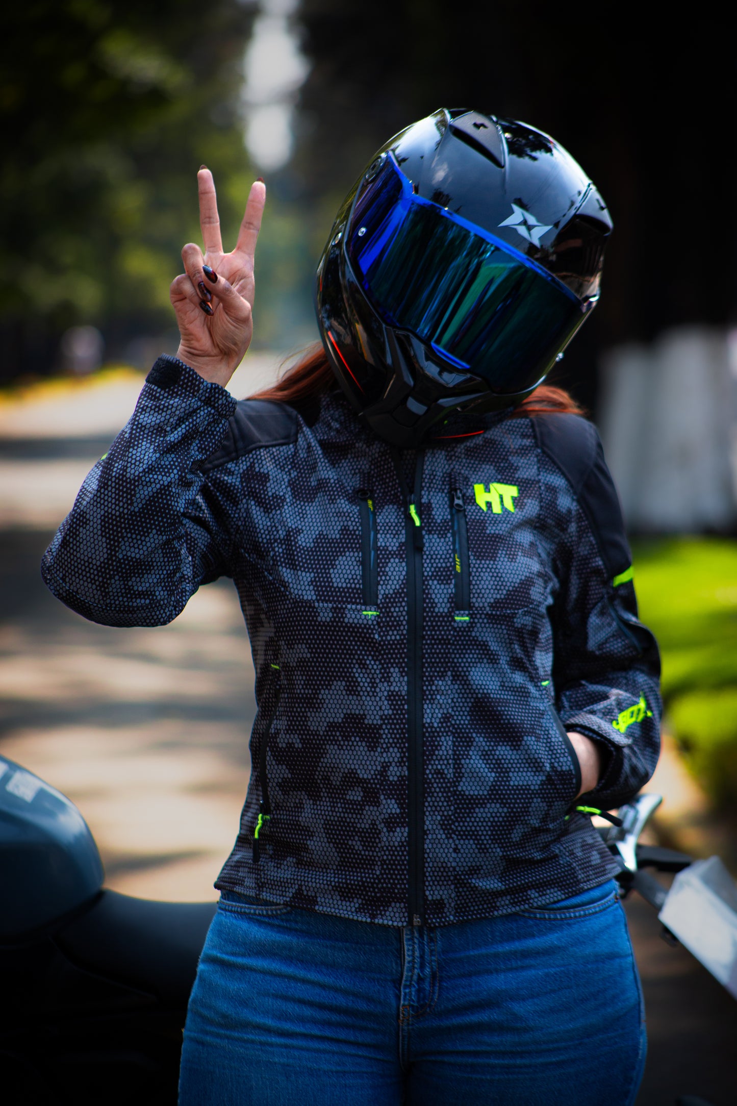 Chamarra Mujer Roadstar Softshell Dama Amarillo