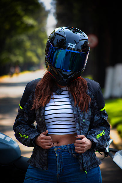 Chamarra Mujer Roadstar Softshell Dama Amarillo