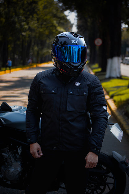 Chamarra Casual Punto Extremo Rider Black