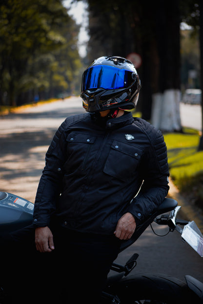 Chamarra Casual Punto Extremo Rider Black