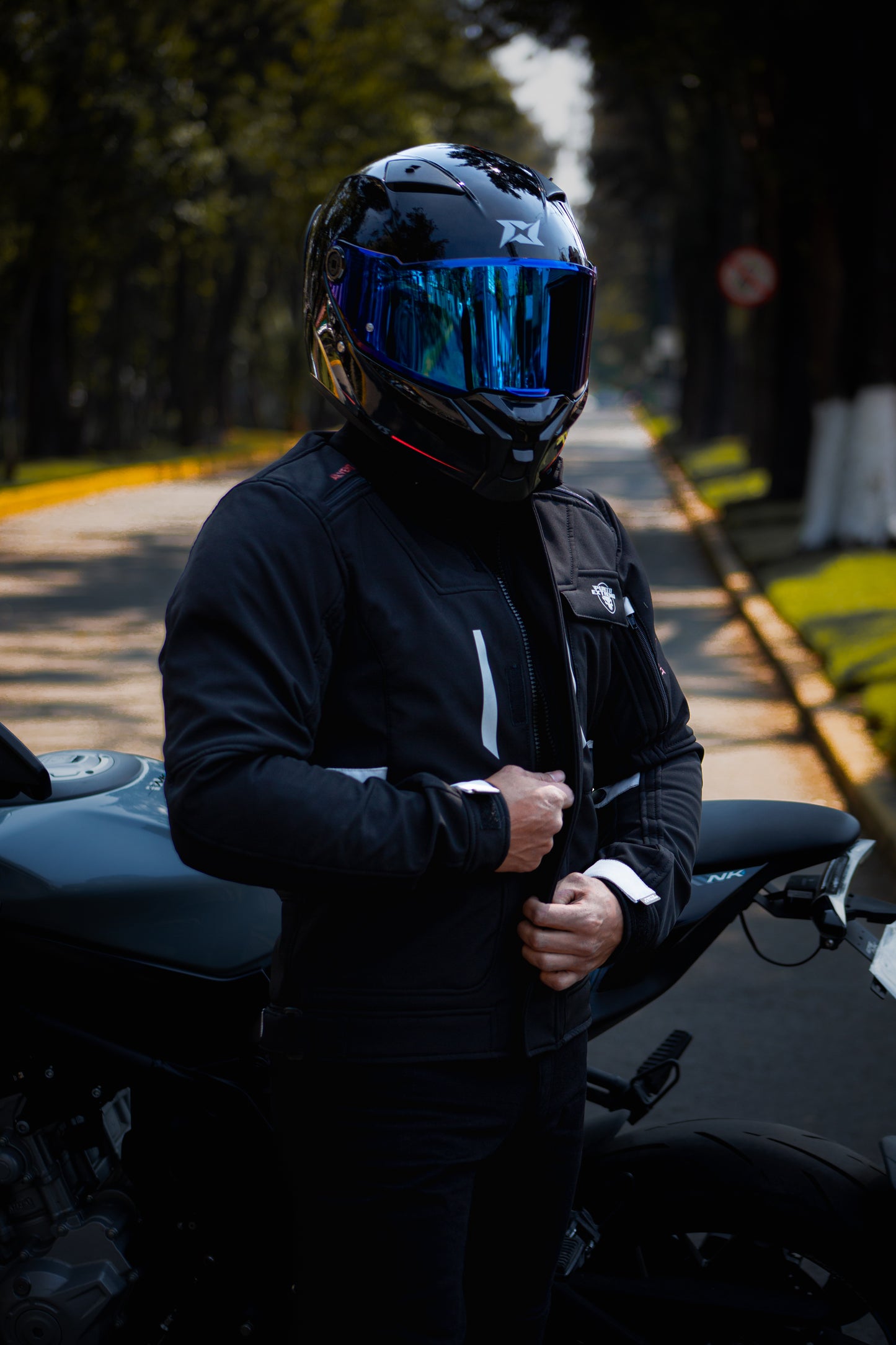 Chamarra Punto Extremo Nordic Impermeable Negro