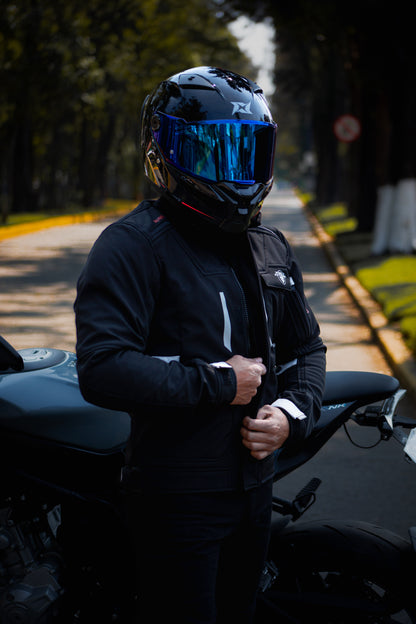 Chamarra Punto Extremo Nordic Impermeable Negro