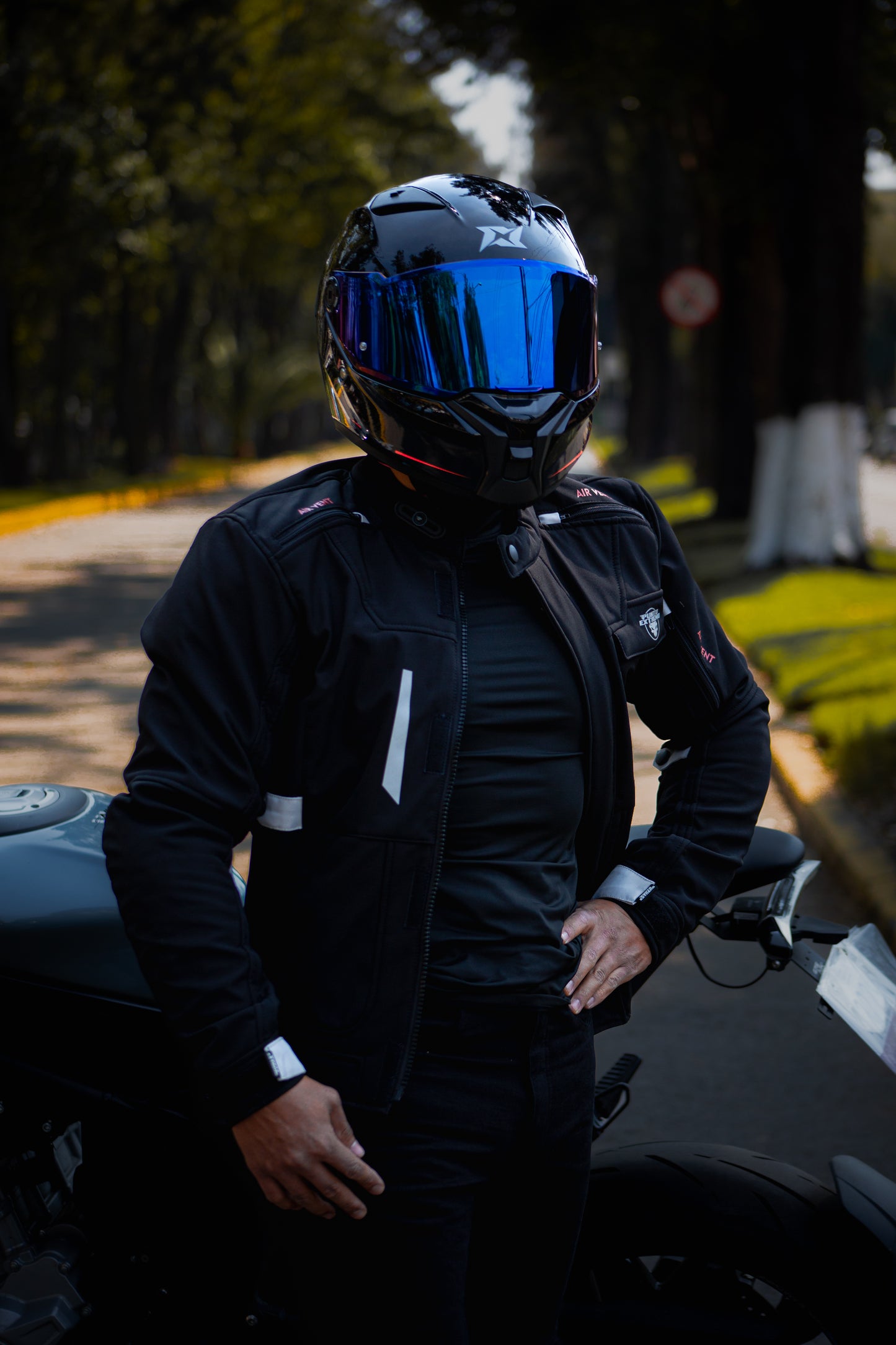 Chamarra Punto Extremo Nordic Impermeable Negro