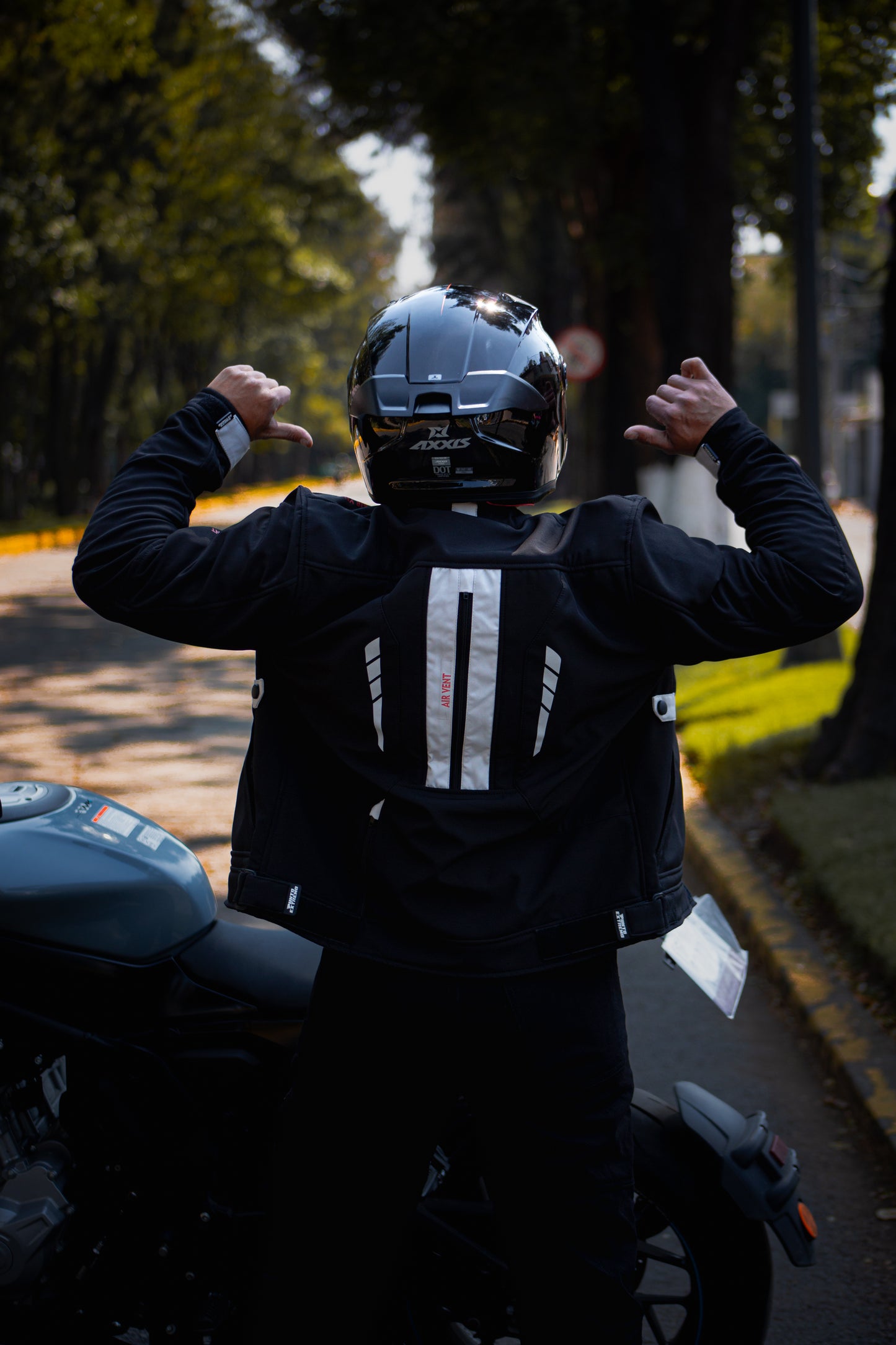 Chamarra Punto Extremo Nordic Impermeable Negro