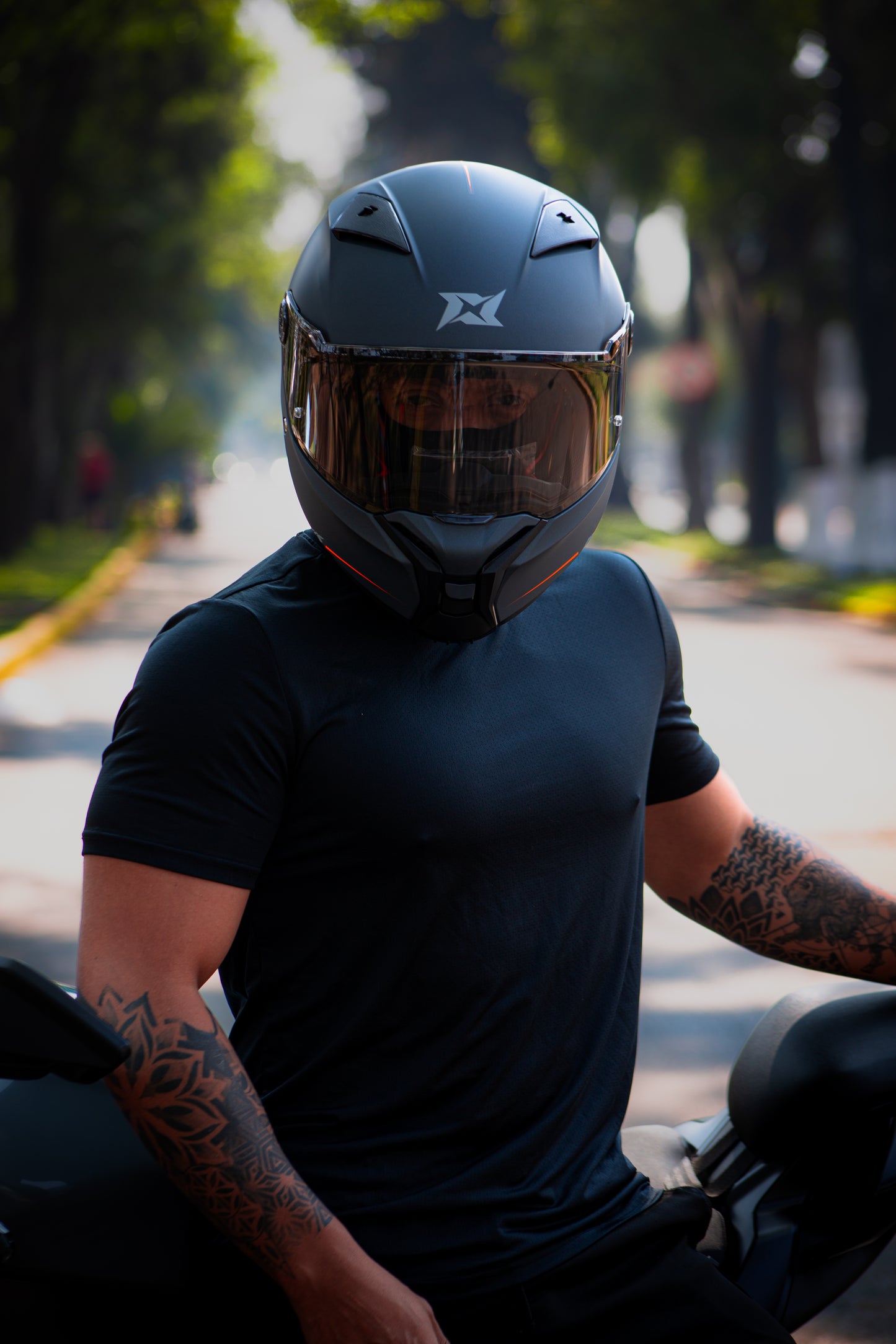 Casco Axxis Fenix Solid GRIS MATE A12