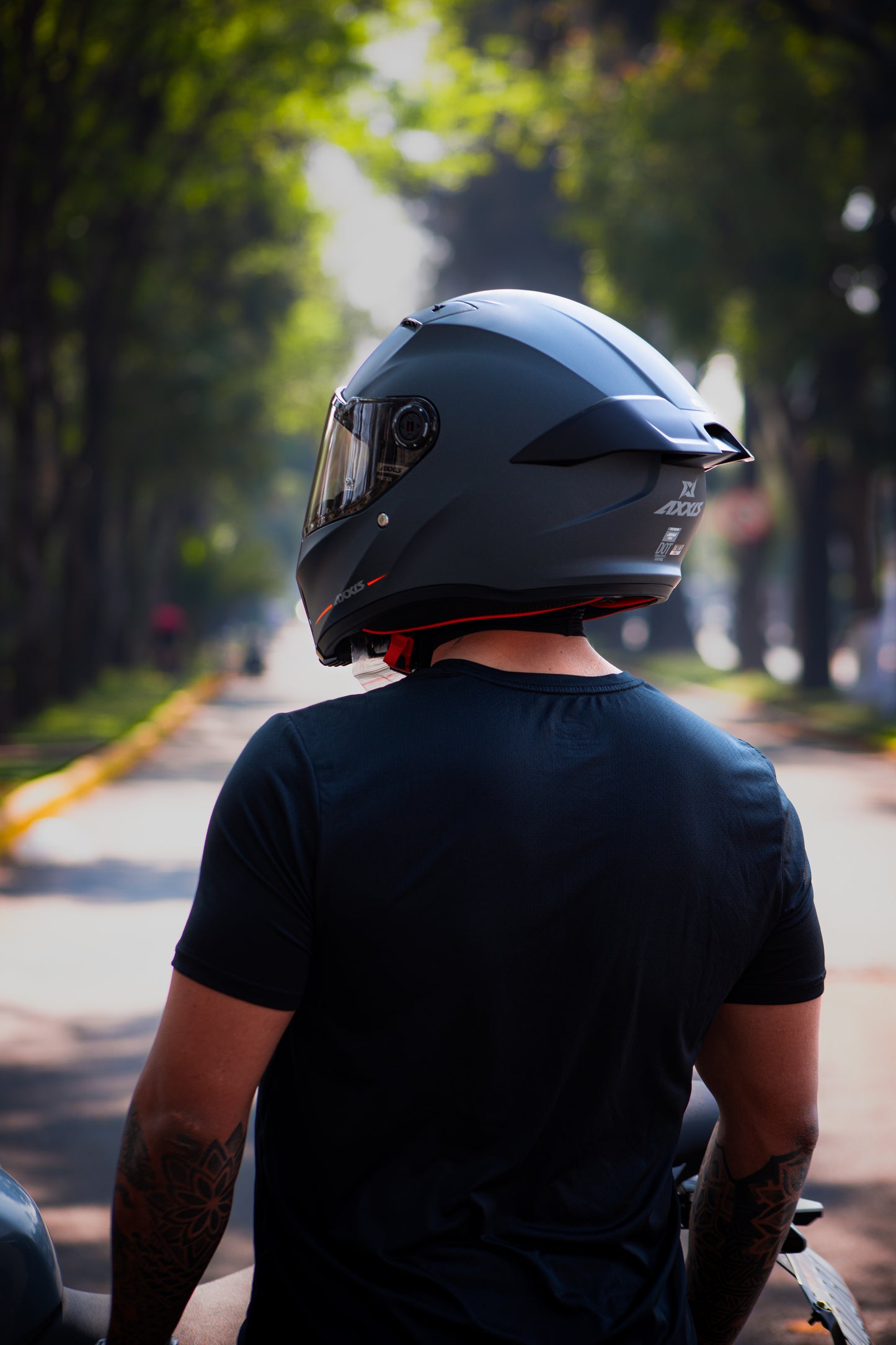 Casco Axxis Fenix Solid GRIS MATE A12