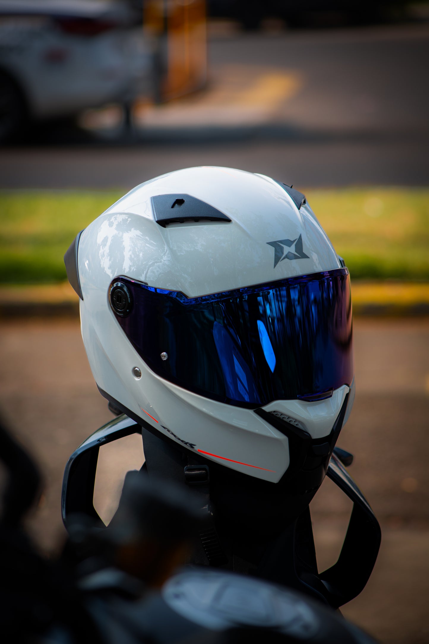 Casco Axxis Fenix Solid BLANCO GLOSS A0