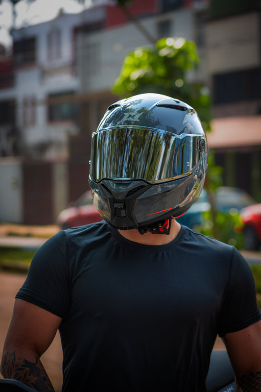 Casco Axxis Fenix Solid GRIS Gloss A12